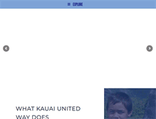 Tablet Screenshot of kauaiunitedway.org